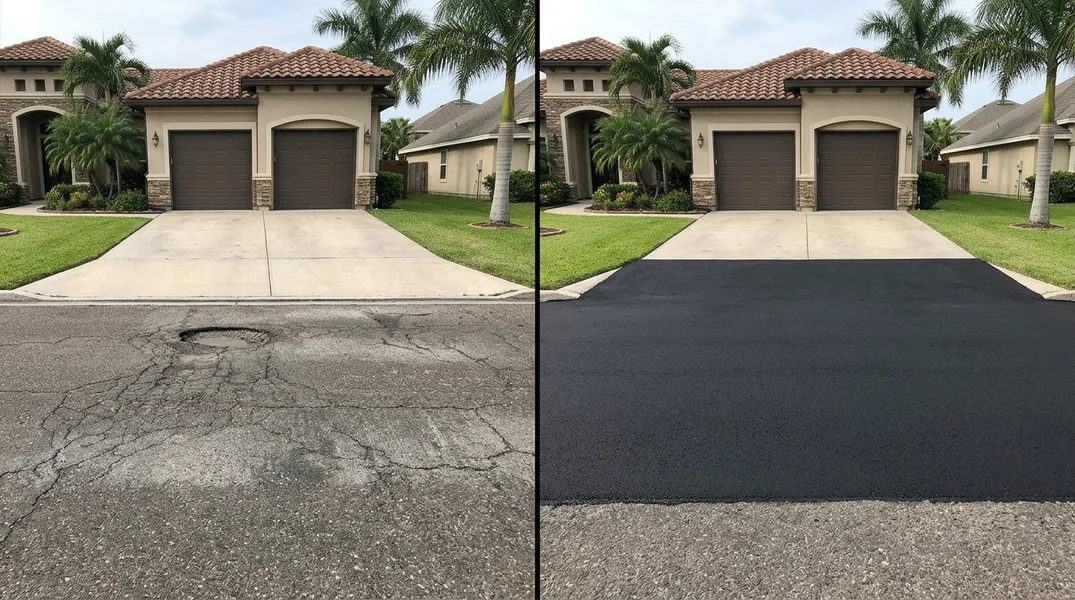 Downtown McAllen's Citrus-Boom Homes: Matching Old Driveways to New Asphalt