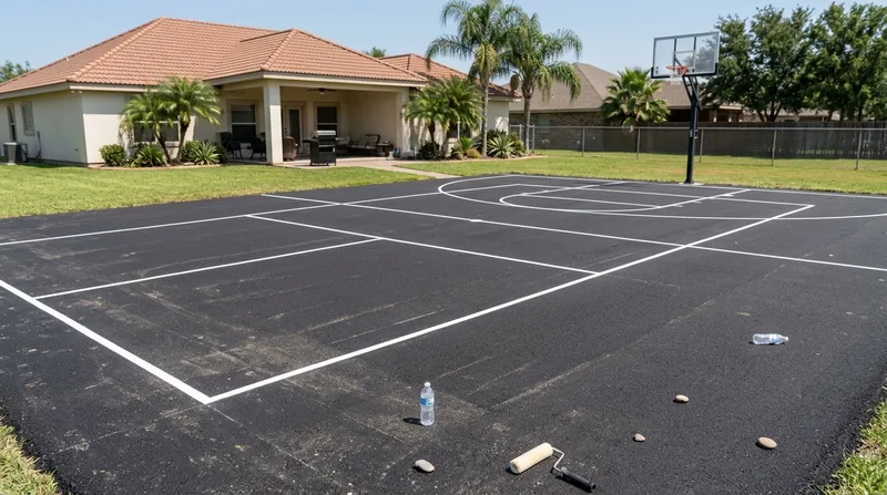 Sports Court & Path Paving McAllen